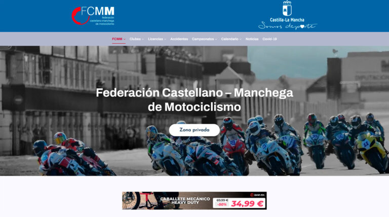 Web Federación Castellano – Manchega de Motociclismo